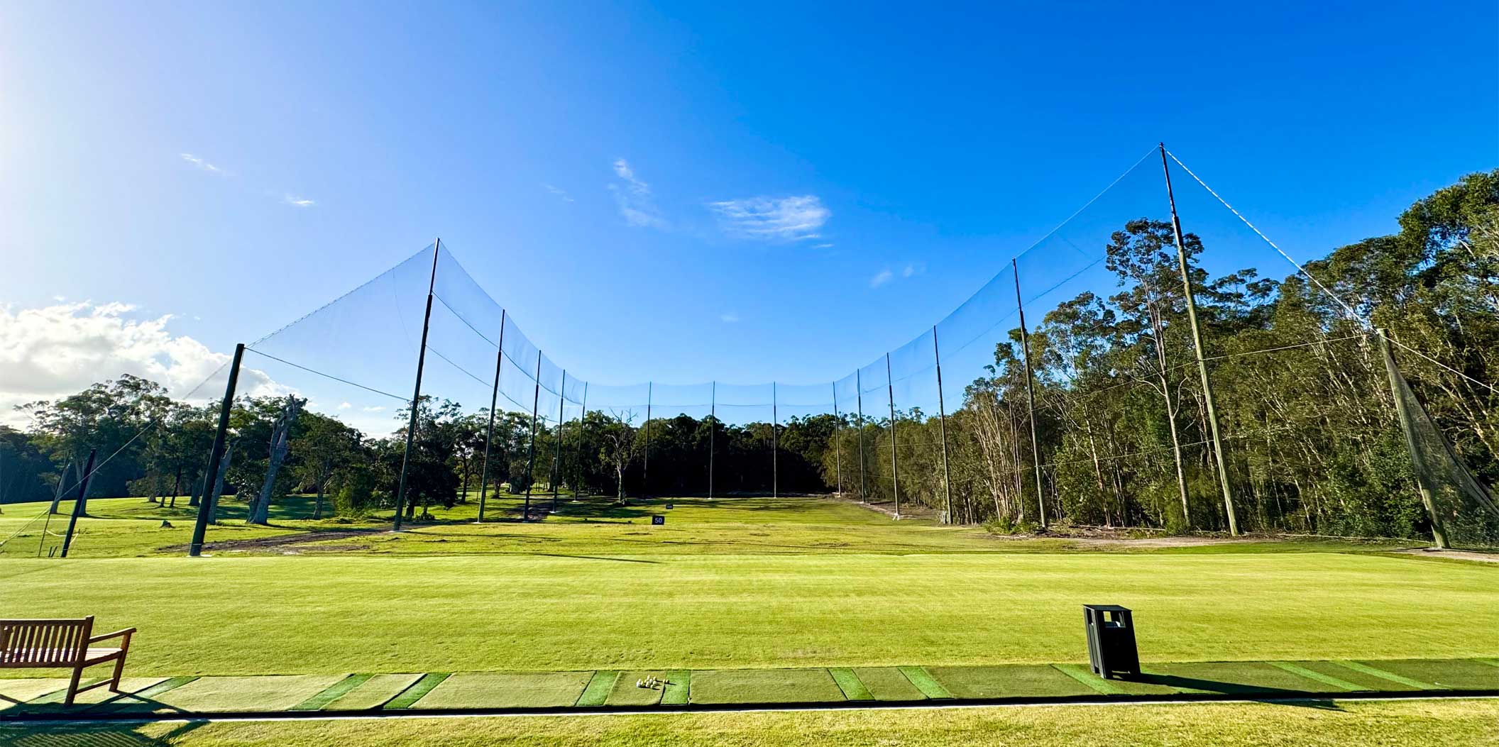 Golf netting at Noosa