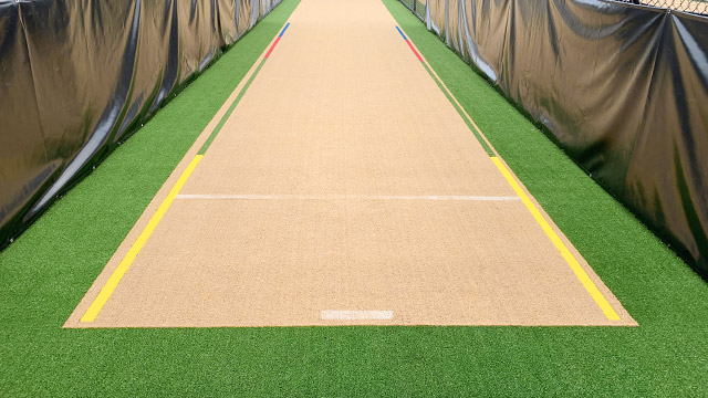 Cricket pitch map surface