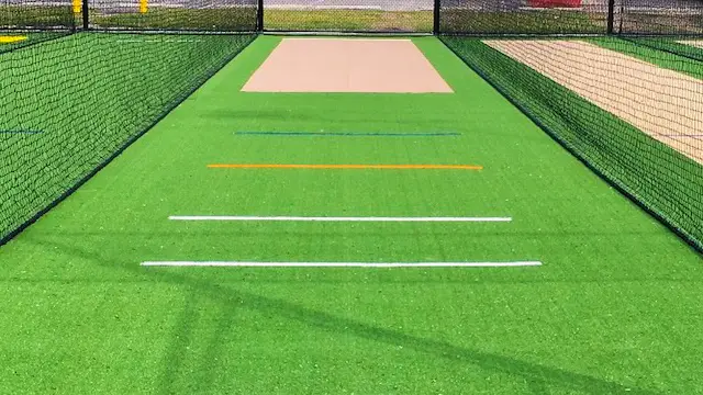 Spin wicket surface