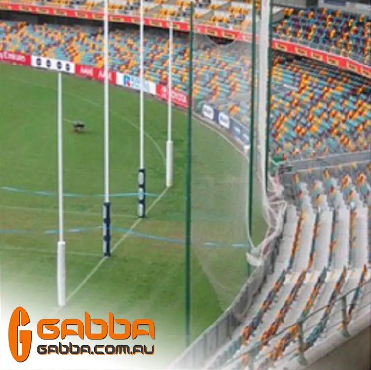 AFL barrier netting from the field