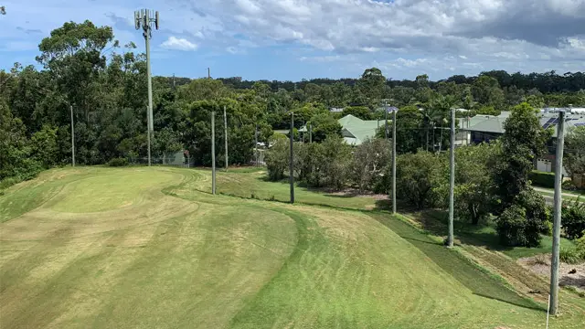 Golf barrier netting, 21m by 150m