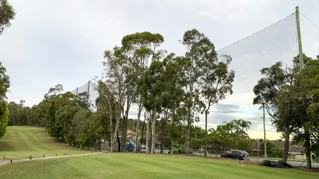 Golf barrier netting at Headland Golf Club