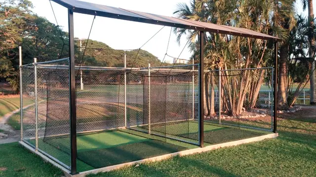Golf impact netting practice cage